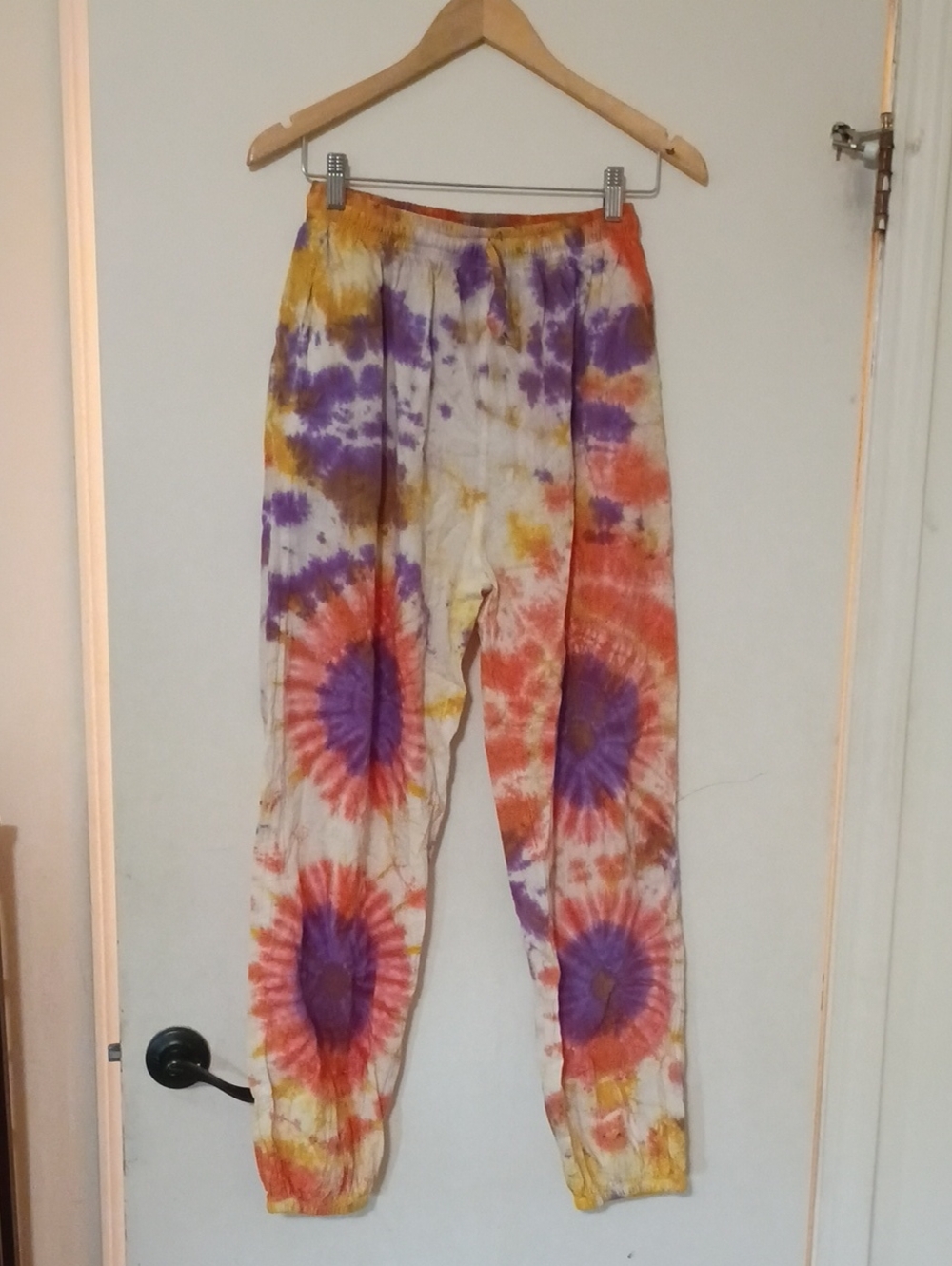 100% Cotton Made In Nepal Pants W. Pockets M